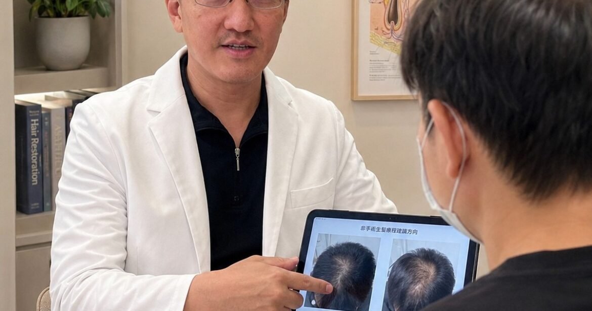 中年落髮非手術增髮方法推薦入門教學：4種有效解決方案｜吳芮醫師
